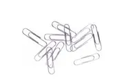 Esselte Paper Clips, Round, 28mm, Silver, 100/Box