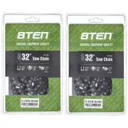 Chainsaw Chain 32 Inch .063 3/8 105DL for Homelite 450 460 XL 410 650 550 2-Pack