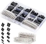2.54mm Du-pont Jumper Head Connector Shell with Terminal Kit Plastic Connectors,Cable Jumper Wire Pin Header Housing Kit,620pcs