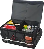 EqiEch Trunk Organizer for Car,Car Storage Box,Car Boot Organiser,Trunk Tidy Storage Bag with Lids,Car Boot Storage Bag