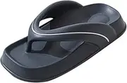[Generic] Memory Foam Flip Flops Mens Color Matching Slippers Indoor and Outdoor Comfortable Thick Soled Light Non Slip Slippers Mens Flip Flops Size 11 Memory Foam Men Memory Foam Sandal