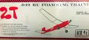 ACE 2T PLAN & PARTS PATTERNS + ARTICLE to Build 1/2A RC Trainer Model Airplane