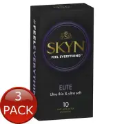 3 x Skyn Elite Condom 10Pk