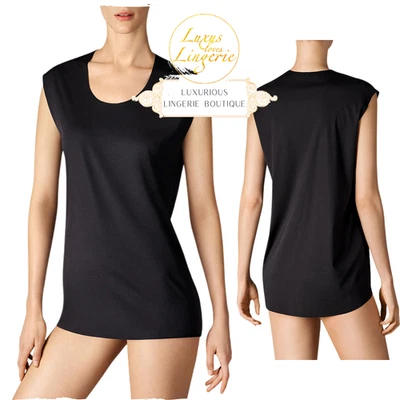 Pure Plus Top By Wolford S Small Black Loose Shit With Flat Edges
