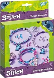 Totum Stitch Disney Charm Bracelet, Make Your Own Charm Bracelets, Arts and Crafts Jewelery Making for Kids Ages 5+
