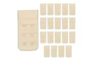 20 Pack Triumph 2 Hook Bra Band Extender Extension Clip On Band Strap Beige Bulk
