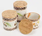 Temp-tations Old World Canister Various Styles Fall & Pumpkin 3-Piece Sets