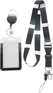 SEWACC Retractable Id Card Holder with Breakaway Lanyard Work Card Protector for Bus Pass for Women and Professionals Stylish and Convenient Design