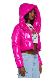 [Poster Grl] Futuristic Flair Puffer Jacket