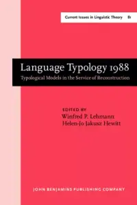 在飛比找博客來優惠-Language Typology 1988: Typolo