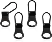 4Pcs Zipper Pull , Detachable Zipper Tab Zipper Pullers Repair Handle Metal Pull