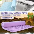 Memory Foam Mattress Topper Matress Protector Pad 7 Zone 5/8CM Thick Queen Bed