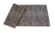 Tiger Print Yoga Mat, Brown/Black, 68-Inch x 24-Inch x 1/8-Inch