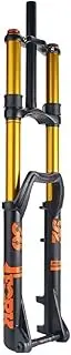 Downhill MTB Air Fork 26 27.5 29 Inch Bike Suspension Fork Travel 160mm Rebound Adjust Front Fork Double Shoulder Thru Axle 20x110mm Boost Fork (Color : Gold, Size : 27.5inch)