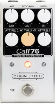 Origin Effects Cali76 Stacked Compressor Pedal - Silver