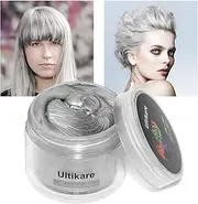 Hair Color Wax, Ultikare Instant Hair Dye Cream Mud Washable Temporary Hair Dye Natural Hairstyle Color Pomade for Party, Cosplay, Halloween