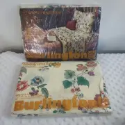 Vintage Full Double Sheet Set Wildflower Floral Cottage Core New Waverly Floral