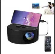 MINI LED Projector Large Screen Home Cinema USB 2.0 Speaker LED Source Rotundity