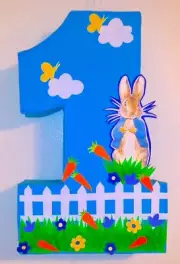 PETER RABBIT PINATA, PETER RABBIT BIRTHDAY PARTY, PETER RABBIT