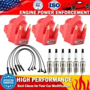 Ignition Coil DR39 & Spark Plug & Wire Set For 1996-08 Buick Lucerne Chevy 3.8L (for: Honda)