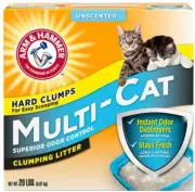 Arm & Hammer Multi-Cat Clumping Litter Unscented, 20lb