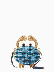 Pinch Me Wicker Crab Crossbody