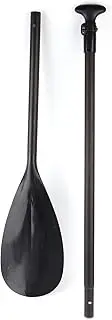 Aluminum Alloy Paddle for Surfing Adjustable Length Black 165-215cm