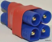 No Wires: EC3 Style Parallel Battery Connector for Losi / ParkZone / E-Flite