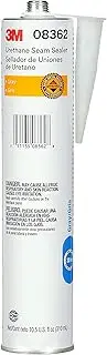 3M Urethane Seam Sealer, 08362, Gray Color, High Solids, Permanently Flexible, 310 mL/10.5 fl oz Cartridge