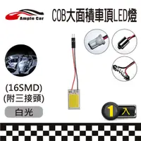 在飛比找PChome24h購物優惠-【Ample Car】汽車室內車頂棚 COB LED 燈(1