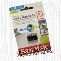 在飛比找蝦皮購物優惠-全新 SanDisk 16G OTG隨身碟 Dual USB