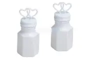 100 Pack Mini Wedding Heart Bubble Bottles send off wedding favors custom party favors
