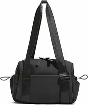 HuiYStar Mini Gym Bag for Women Small Sports Bag with Wet Compartment Waterproof Sports Travel Duffel Bag Sports Bag, Black