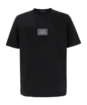 mercerised-cotton T-shirt XL,L,XXL,M black