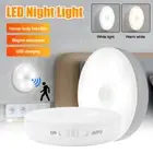 PIR Motion Sensor Night Light 6-Led Wireless Detector Lights Wall Cabinet Lamp