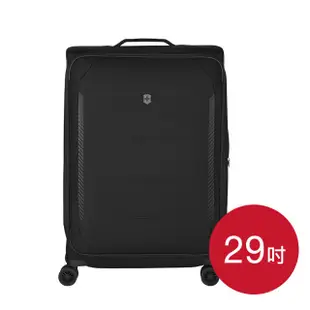 【VICTORINOX 瑞士維氏】Crosslight 29吋軟殼行李箱(黑)