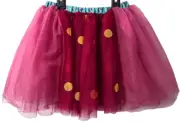 Easter Matilda Jane Tutu Skirt L 10 12 Girl Tulle Oh Deer Pink Twirl Dot Pull-on