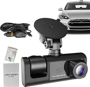 Dash Cam,Panoramic Parking Monitoring Camera | Wide Angle Large Screen Display Driving Recorder 24H Park Monitor for Retain Evidence