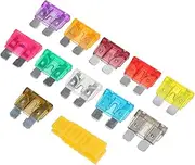 60pcs Car Fuse Kit Assortment for Automotive Motorcycle Replacement Durable Easy Install Wide Application Fuses