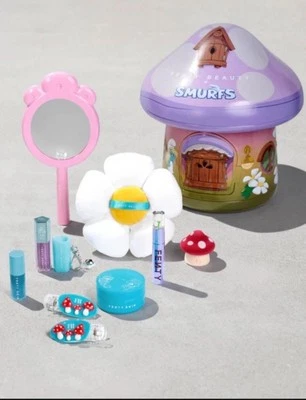 FENTY BEAUTY X Smurfette LE COLLECTION TIN 10 Piece Set. Sold Out!