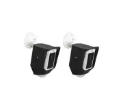 Silicone Skin Cover for Ring Spotlight Camera Battery or Solar - Black 2Pack