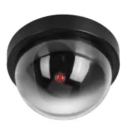 Fake Dummy Security CCTV Dome Camera,With Flahsing Red LED Light Indoor And O...
