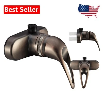 Sleek Oil Rubbed Bronze RV Faucet with Single Lever Diverter - UPC Certified