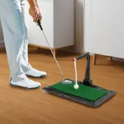 Hitting Trainer Golf Swing Practice Training &Golf Swing Aid Height Adjustable