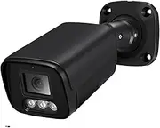 4K 8MP IP Camera Audio CCTV Recording Outdoor POE H.265 Metal Black 4MP Human Detection Surveillance Camera(2.8mm)