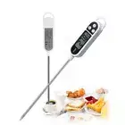 F74 Digital Kitchen Thermometer Meat LCD Screen Monitor for Kitchen, Fry