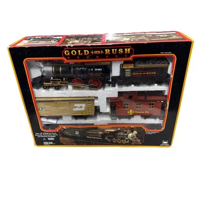 Gold Rush Express G-Scale Train Set By New Bright No. 186 2003 NEW OPEN BOX!