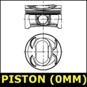 Piston Fits SEAT ALHAMBRA IBIZA Opt2/2 No Oversize 6J 1.4 000221KP