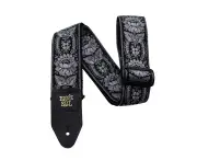 Ernie Ball 4150 Jacquard Guitar Strap - Royal Orleans Silver