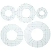 5 Pcs Circle Quilting Rulers and Templates Patchwork Stitching